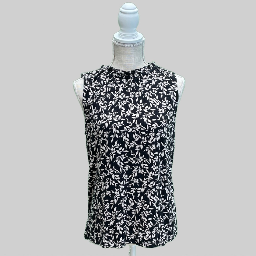 LOFT Outlet Ruffle Collar Casual Top